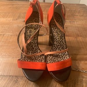 Multi colored Jessica Simpson platform heels